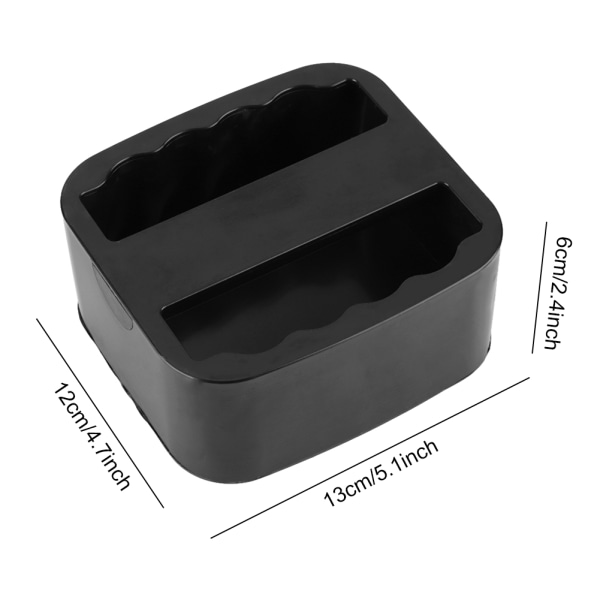 13 * 12 * 6 cm muovinen neliömäinen C-tyypin lauta SUP-kahvalaatikko surffilautatarvike (musta)