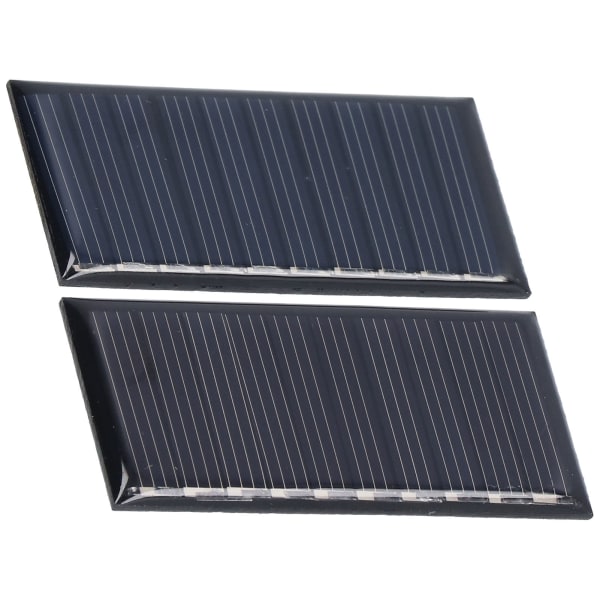 2 kpl miniaurinkopaneelit 0,25 W 5 V kannettava mini polykiteinen silikoni, säänkestävä, kestävä laajasti käytetty mini aurinkokenno