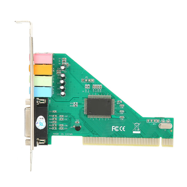 PCI-ljudkort Channel 4.1 för dator Desktop Intern Audio Karte Stereo Surround CMI8738