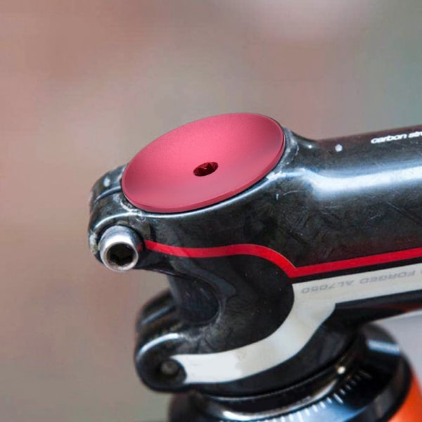 Cykelheadset Mountain Bike Top Cap för 28,6 mm gaffelrörsskydd Cover (röd)