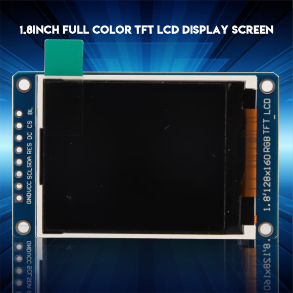 1,8-tommers TFT 128 x 160 farge-LCD-skjermkontrollmodul