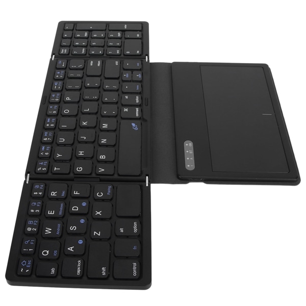 Sammenleggbart Bluetooth-tastatur med lav latens Bluetooth 5.1-tastatur i full størrelse med stor styreflate for IOS for Android for Windows