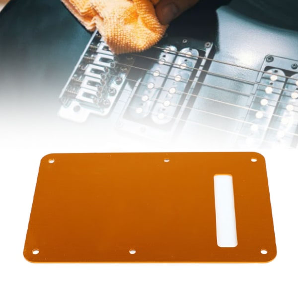 MH Sähkökitaran takalevy jousipeite alumiiniseos sileä ulkonäkö kitara takalevy oranssi kulta