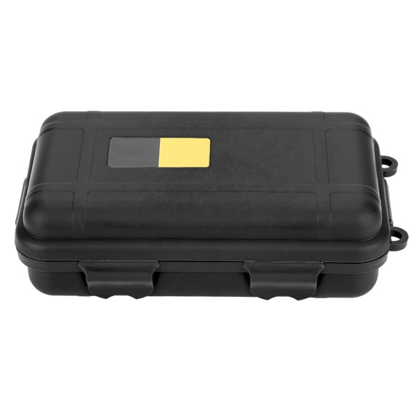 EDC Outdoor Survival Waterproof Equipment Suljettu laatikko pölytiivis paineenkestävä (Black Big)