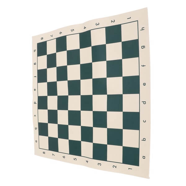 Vain PVC-shakkilauta Kannettava pehmeä shakkilauta Tavallinen shakkilauta retkeilyyn ulkoilmaan 34,5x34,5 cm