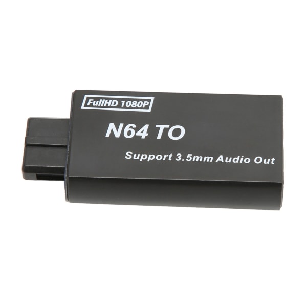N64 - HD Multimedia Interface Converter 1080p -tuki PAL NTSC -videopelisovittimelle 3,5 mm:n liitännällä