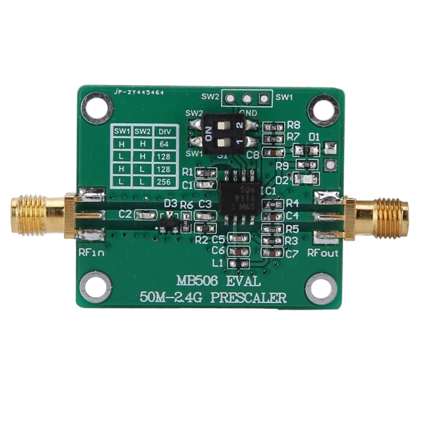 MB506 Modul 2,4GHz Mikrovågsförskalare 64 128 256 Frekvensdelare för DBS CATV Transceiver