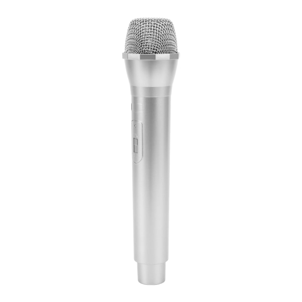 Realistisk propmikrofon for karaokedanseshow. Øv mikrofonpropp for karaokeSilver