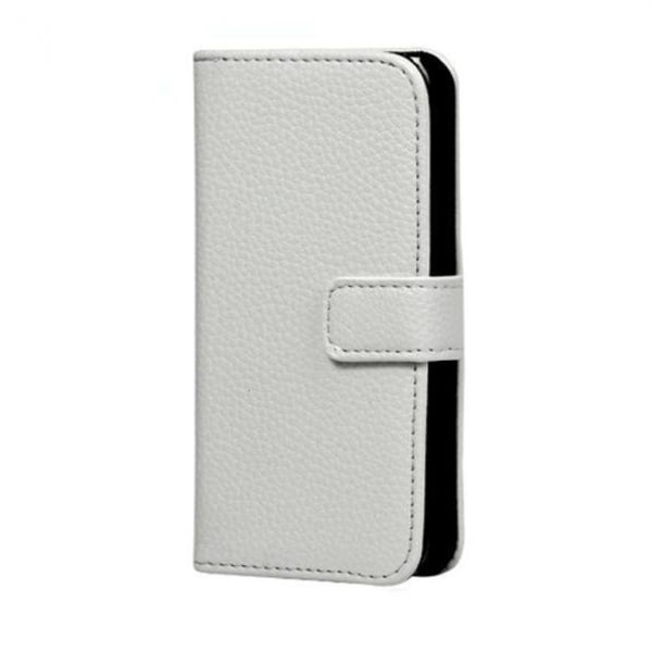 Leather Wallet - White - iPhone 7/8 Plus Vit