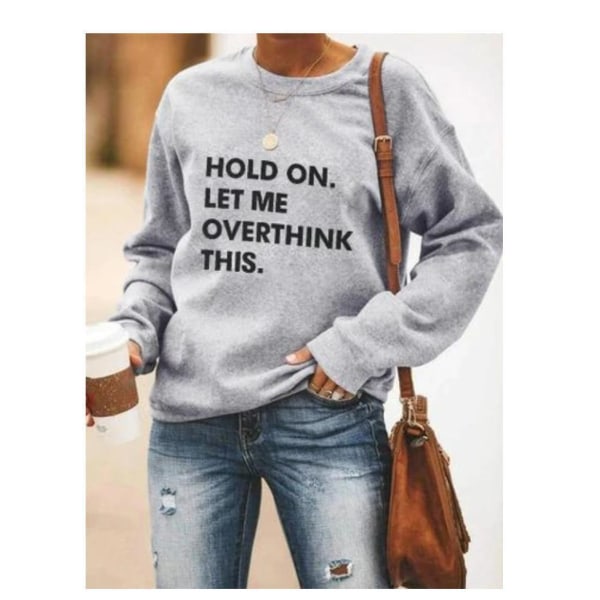 Hold on Sweater Grey M