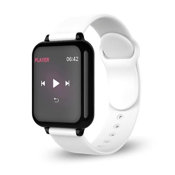 S4 Smartwatch med Bluetooth - Vit Vit