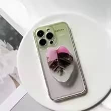 Socket Folding Grip Tok Pretty Leaf Acrylic Phone Holder For iPhone13 Universal Phone Bracket