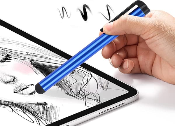 100-pack multifärg Stylus Touchpenna i Metallic Färg -