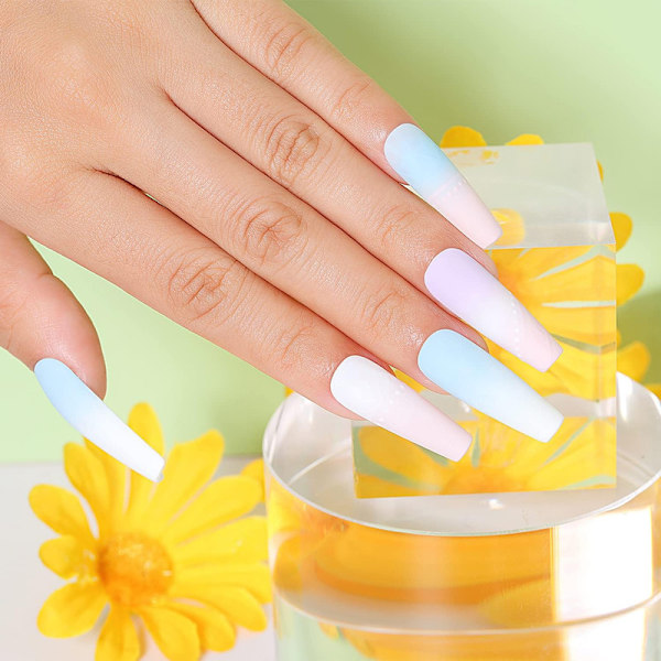 Gel Nagellack Set, 8 ml 12 färger Blötlägg av UV LED Gel