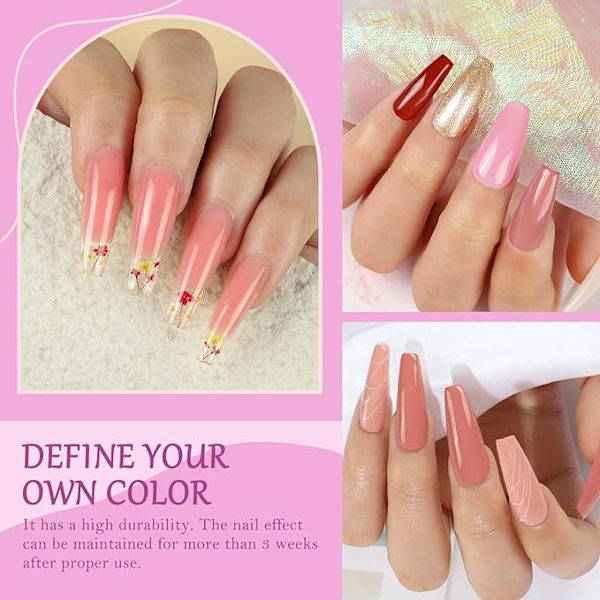 15 st UV-nagellacksset med 36 W UV-lampa + 4 st snabb montering, gelnaglar, startset, gelnaglar, gör-det-själv-set med professionella nagelfräsar för nagelkonst, presenter för kvinnor