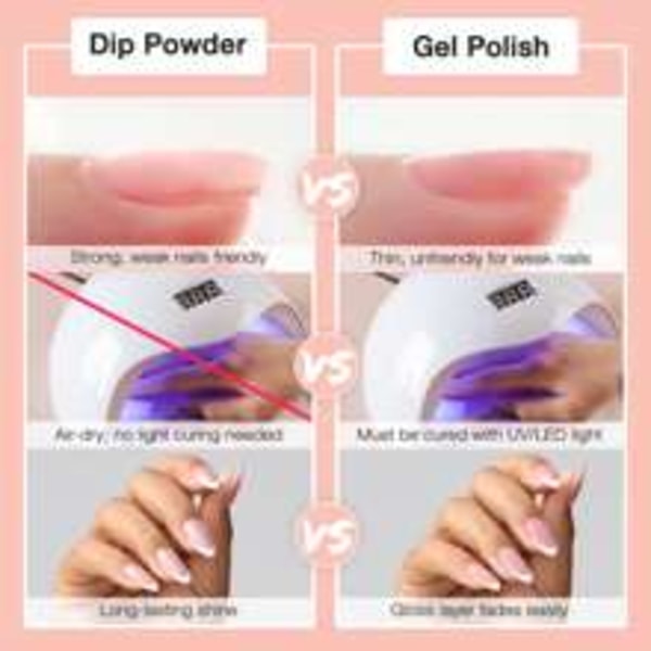 21pcs Nail Art Soak-off Powder Set, 12 Colors French Style Nail Extension With Clear, White, And Pink Shades,