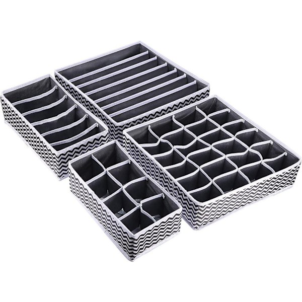 Organizer, 4 stycken organizer Vikbar förvaringsboxduk,