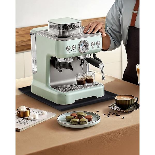 Underlägg Kaffebryggare Silikonmatta med kant 47x29cm Helautomatiska kaffeunderlägg