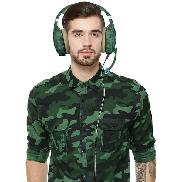 Spelheadset BX014G, kamouflage