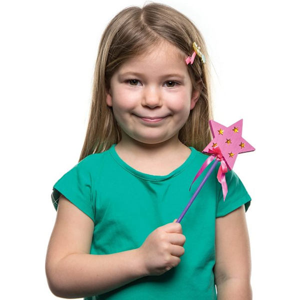 Star Toy Rod Making Kit (Pack of 6) Rods for Kids to Create and Decorate