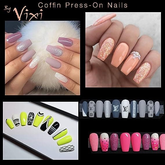 By Vixi 600 Opaque Nails (Kista Medium)