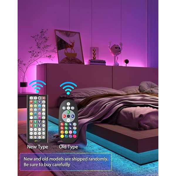 LED Light Strip 20m, Music Sync LED Lights, RGB Smart LED Light Strips with Remote and App Control,