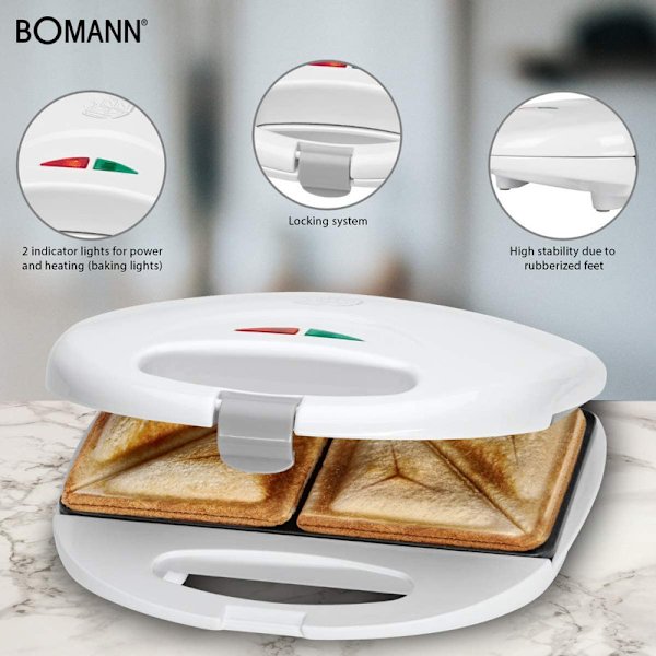 Sandwichgrill, 3-kantiga smörgåspaneler, automatisk