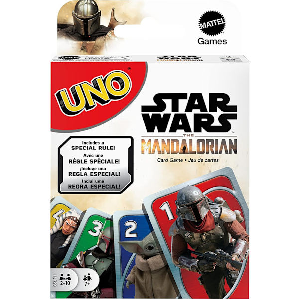 UNO Star Wars the Mandalorian Edition, kortspel, gåva för fans, tysk version, från 7 år