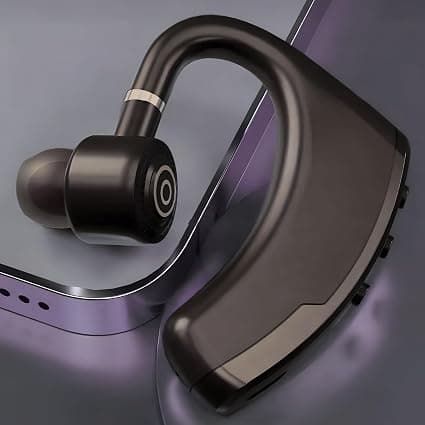 Bluetooth-headset med mikrofon, Bluetooth 4.1 trådlöst headset, handsfree i örat, kompatibla med