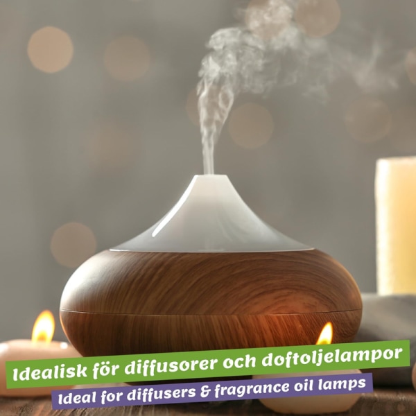 Eteriska oljor set ekologiska - Doftoljor för diffusor - Eteriska oljor set 6x 10ml