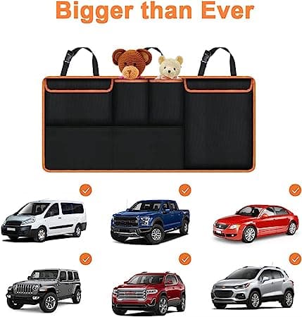 Bil Trunk Förvaringsväska, Vattentätt Kick  (100x40cm）