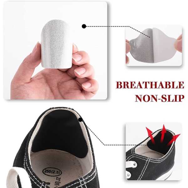 High Heel Grip Inserts, Shoe Sole Protective Pads Cushion Non-Slip 10 Pairs