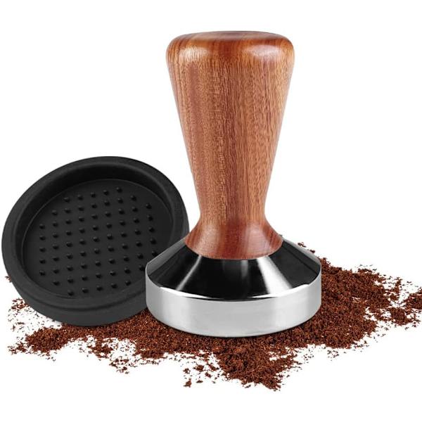 Coffee Tamper, Espresso Stamper, Rostfri Kaffebryggare, 51mm