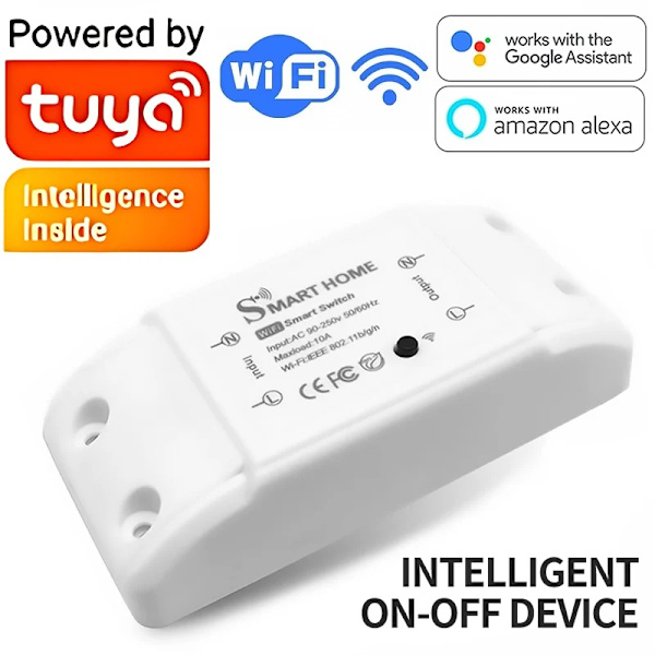 WiFi Smart Switch APP Wireless Controller Universal Breaker Timer Smart Life Work Switch Lncluding Bluetooth