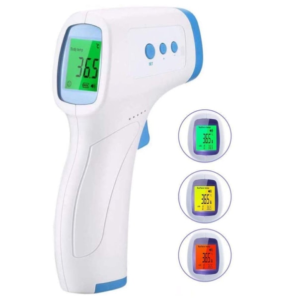 Kontaktfri elektronisk termometer infraröd panna