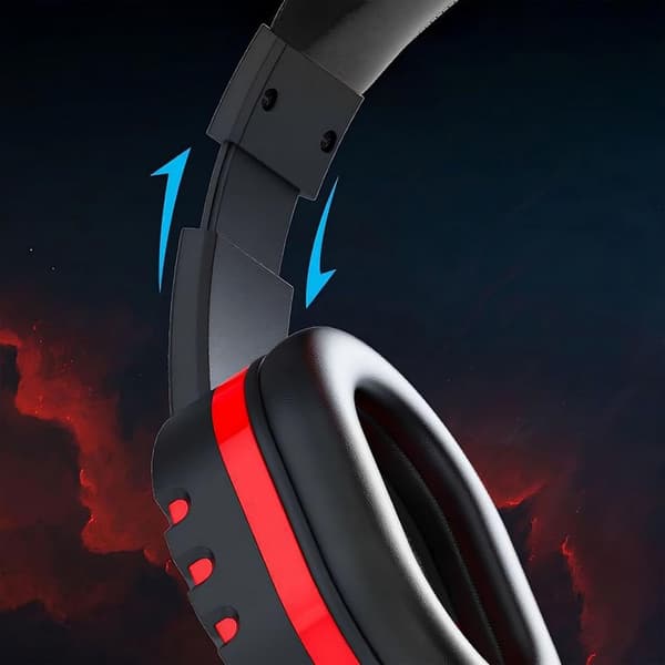 Gaming Headset, Wired Headset for PS4, PS5, PC, Xbox, Gamer Headset with Microphone