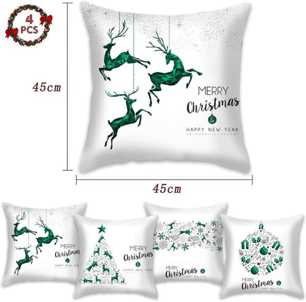 4st Merry Christmas kuddfodral prydnadskudd   45 x 45