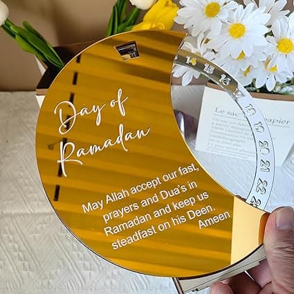 Ramadan Calendar Countdown, Swivel Eid Mubarak Calendar, 30 Days Countdown, Eid Mubarak Advent