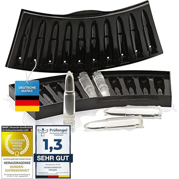 Ice Cube Mold Silicone Ice Cube Tray; Ice Cube Tray Ice Cube Maker  (AK47 patroner)
