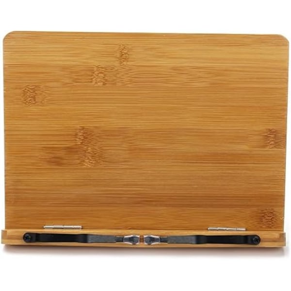 Holder, wishacc Bamboo Adjustable Book Stand Holder Tray and Page Paper Clips