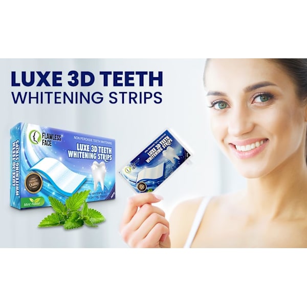 3D White Tandblekningsstrips Professional Effects Bleker Tänder 28 remsor