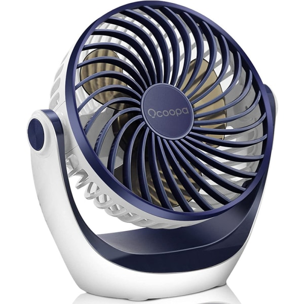 Usb Fan, Small Table Fan With Strong Airflow And Quiet Operation 3 Speed, 360°