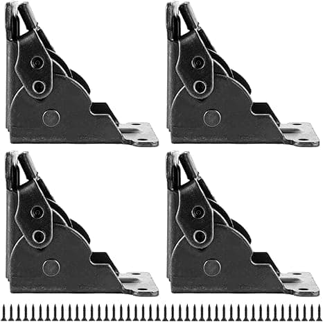 4 Pieces Table Legs, Folding Hinges 0-90 Degree, Folding Hinges, Support Holder with Locking, Table Legs,