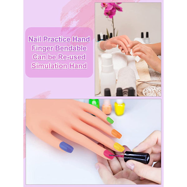 5 förpackningar nagelkonst, strass set