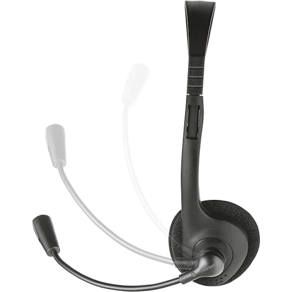 Headset för PC och Laptop, Svart