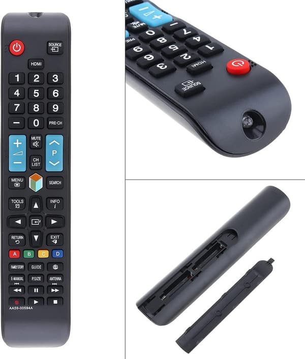 Remote Control Replacement Remote Control AA59-00594A Suitable for Samsung Smart 3D LCD LED HDTV TV