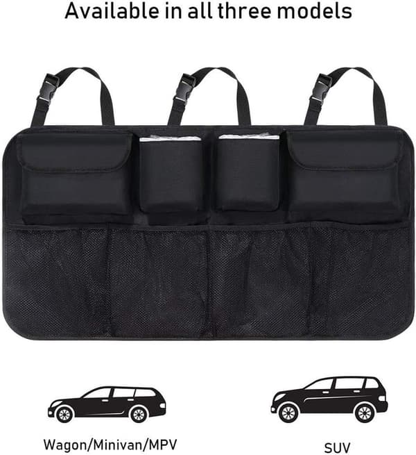 Car Boot Organizer Vattentät sparkmattor Bil Organizer Ryggskydd,