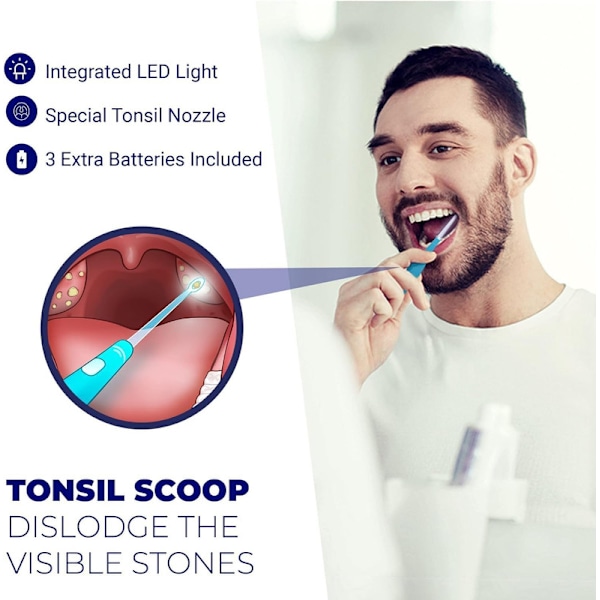 removes stones from tonsils | Tonsil stone removal kit