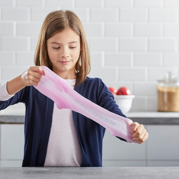 Färg Slime Kit | Slajmtillbehör inkluderar tvättbar PVA-lim i färg 4-delars kit
