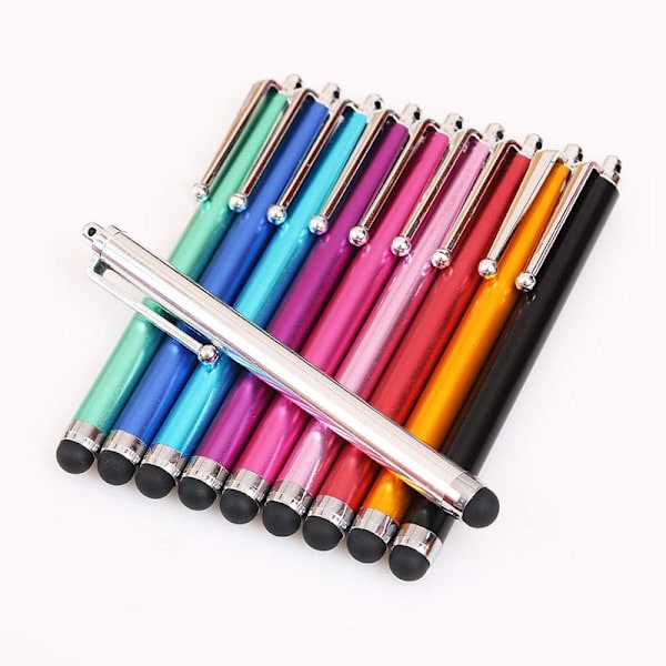 Stylus Pen Set of 20 Pack, Universal Capacitive Touch Screen Compatible with iPad, 10 Colors